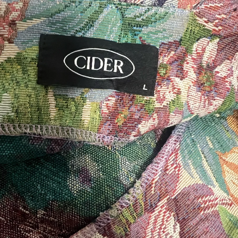 Cider vintage inspired floral mini dress size large - Picture 9 of 9